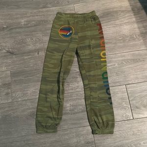 Camo aviornation kids sweatpants!